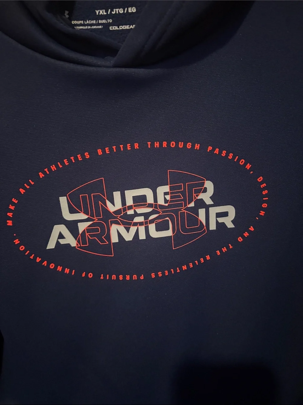 Under Armour Men’s Navy Logo Hoodie